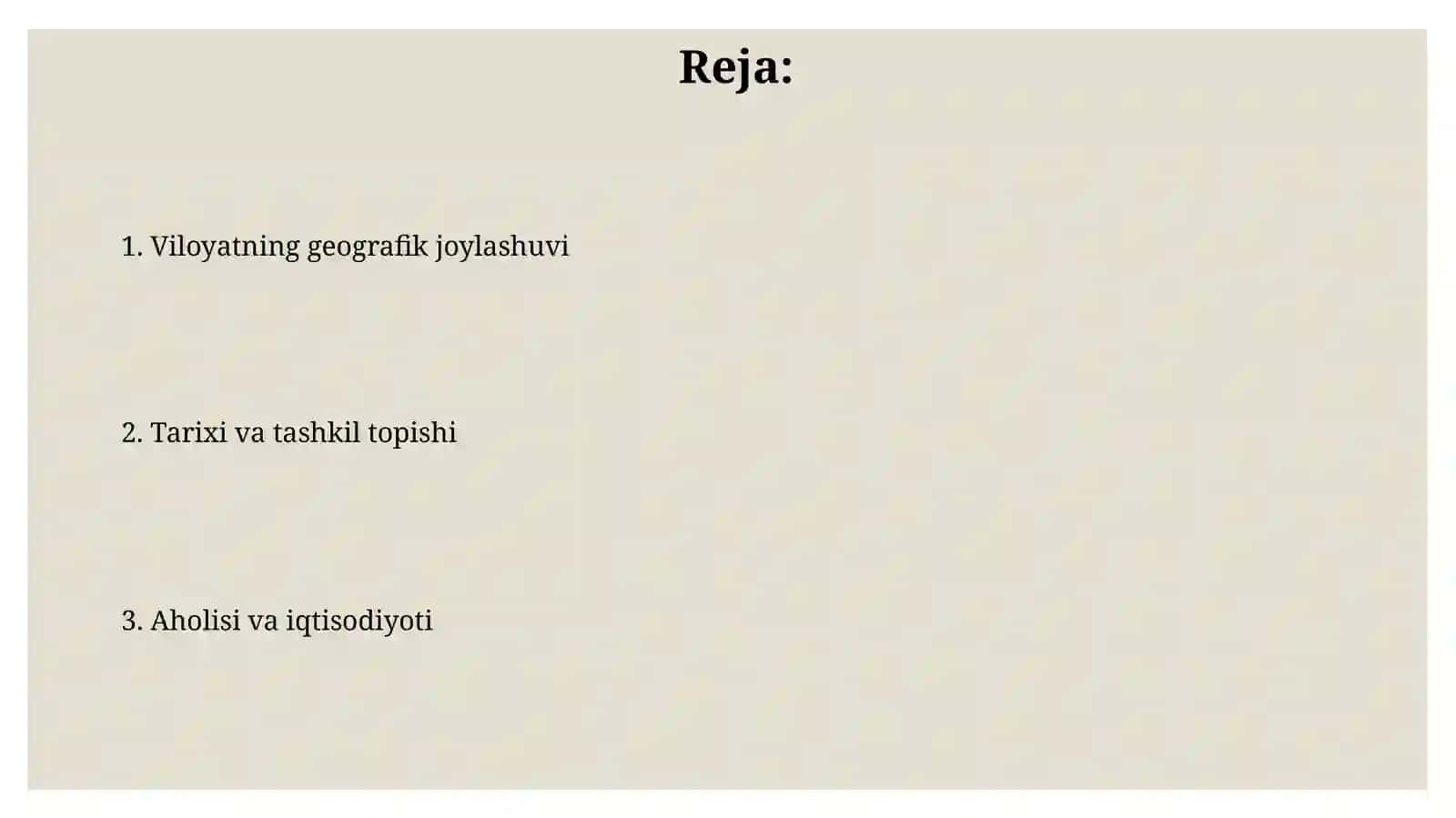 Sirdaryo viloyati haqida 2
