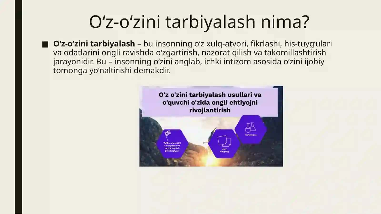 RIVOJLANISH PSIXOLOGIYASI FANIDAN TAYYORLAGAN TAQDIMOTI 2