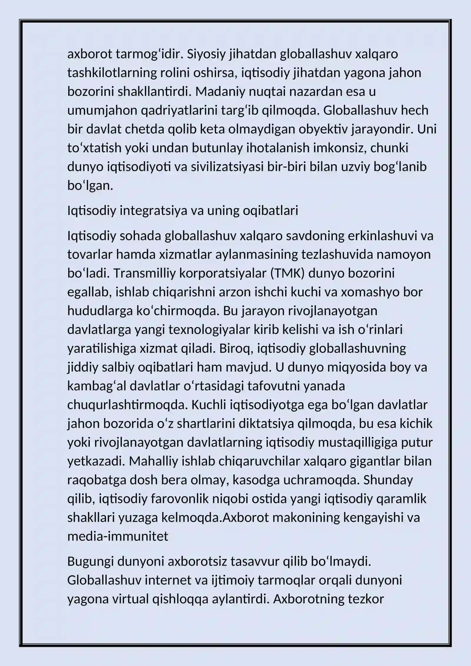 globallashuv obyekti 2