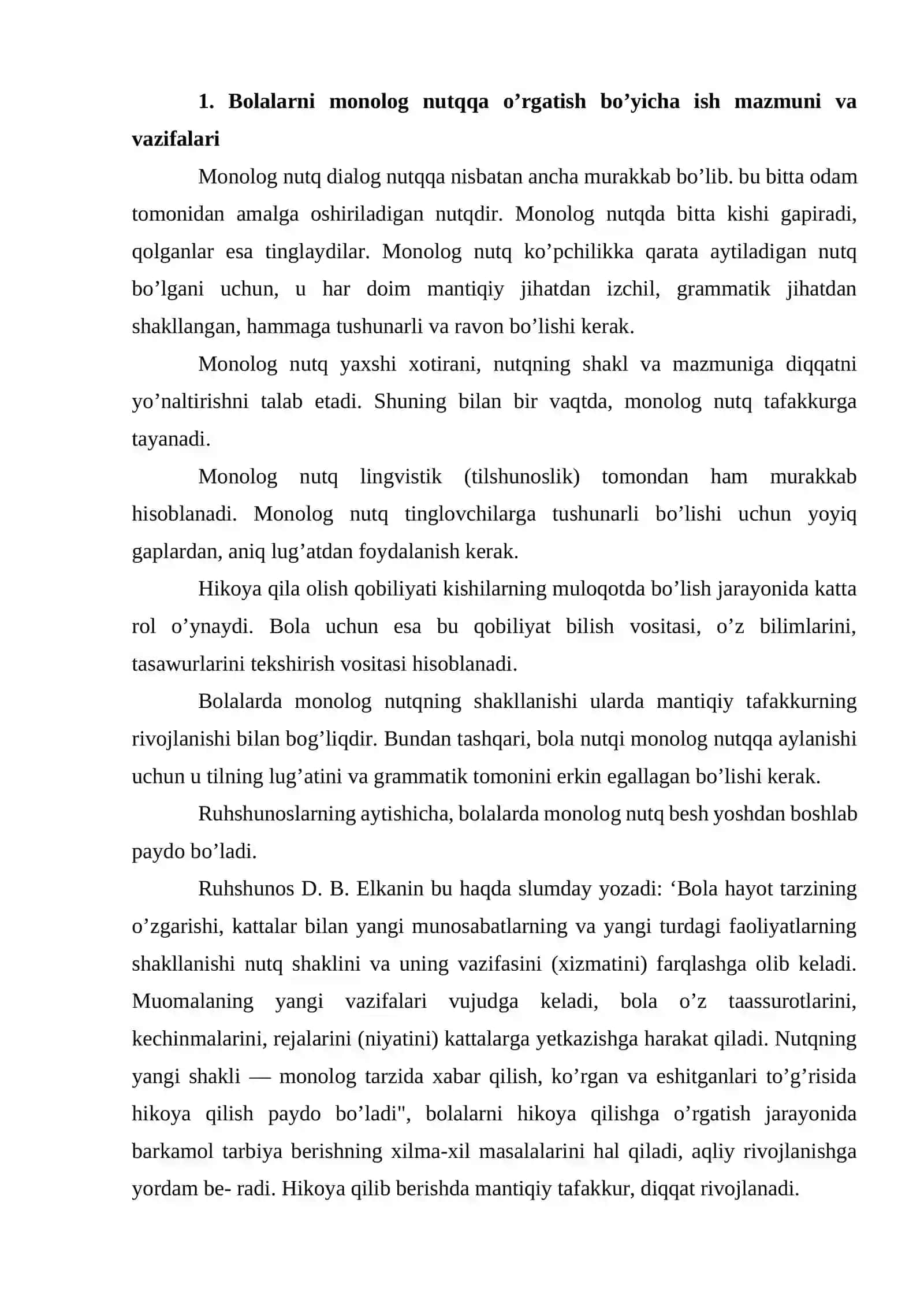 Bolalarni hikoya qilishga (monolog nutqqa) o’rgatish 2