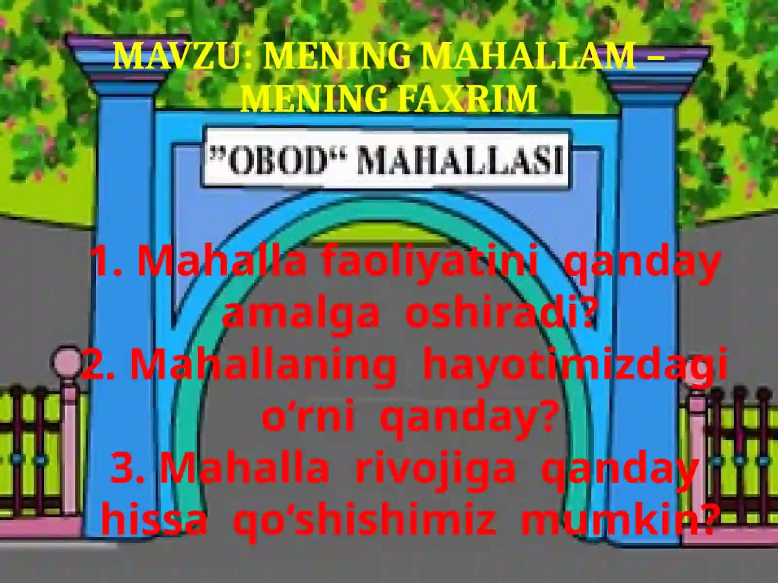 Mahallam - Mening Faxrim 2