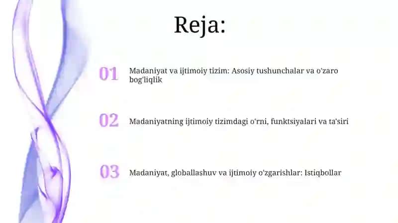 Madaniyat va Ijtimoiy Tizim 2