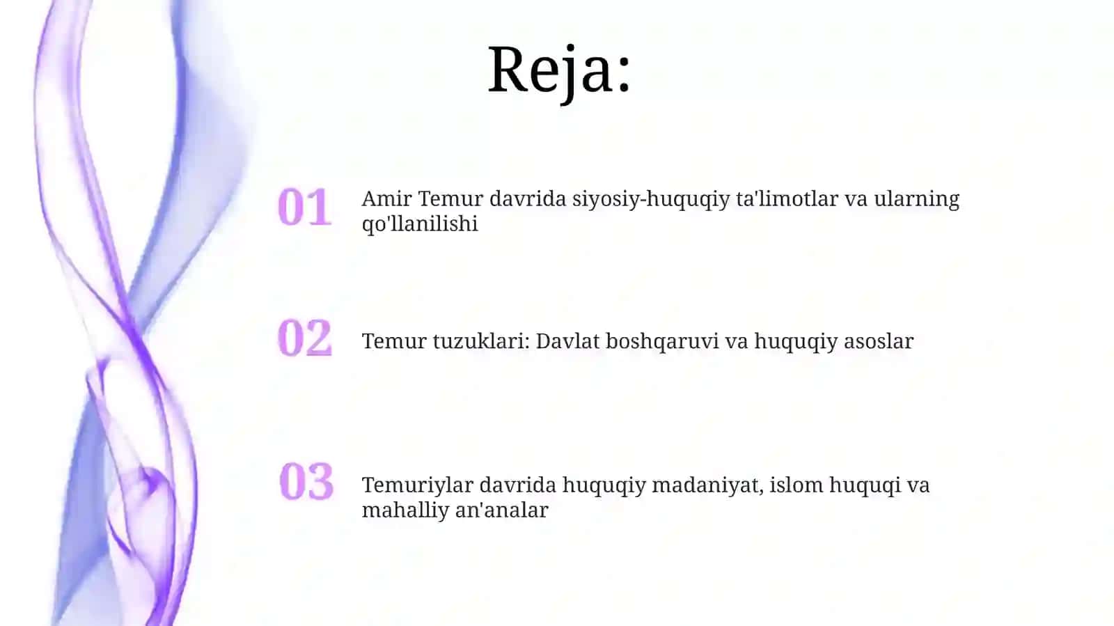 Amir Temur va Temuriylar davridagi siyosiy huquqiy ta'limotlar 2