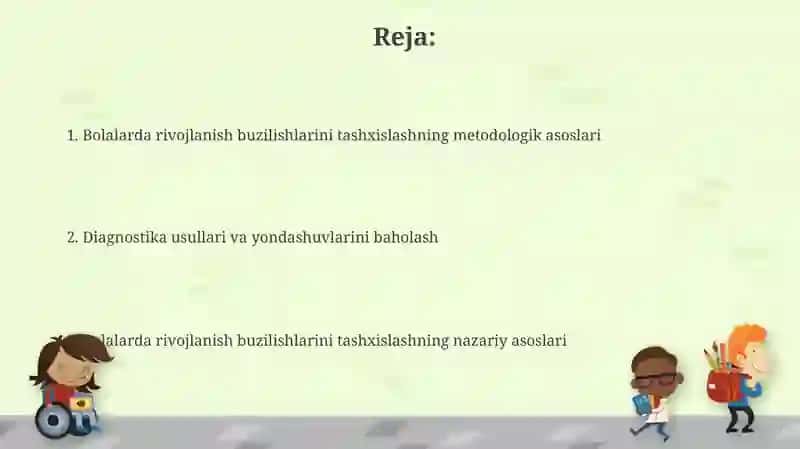Bolalardagi rivojlanish kamchiliklarini tashxislashning nazariy va uslubiy asoslari 2