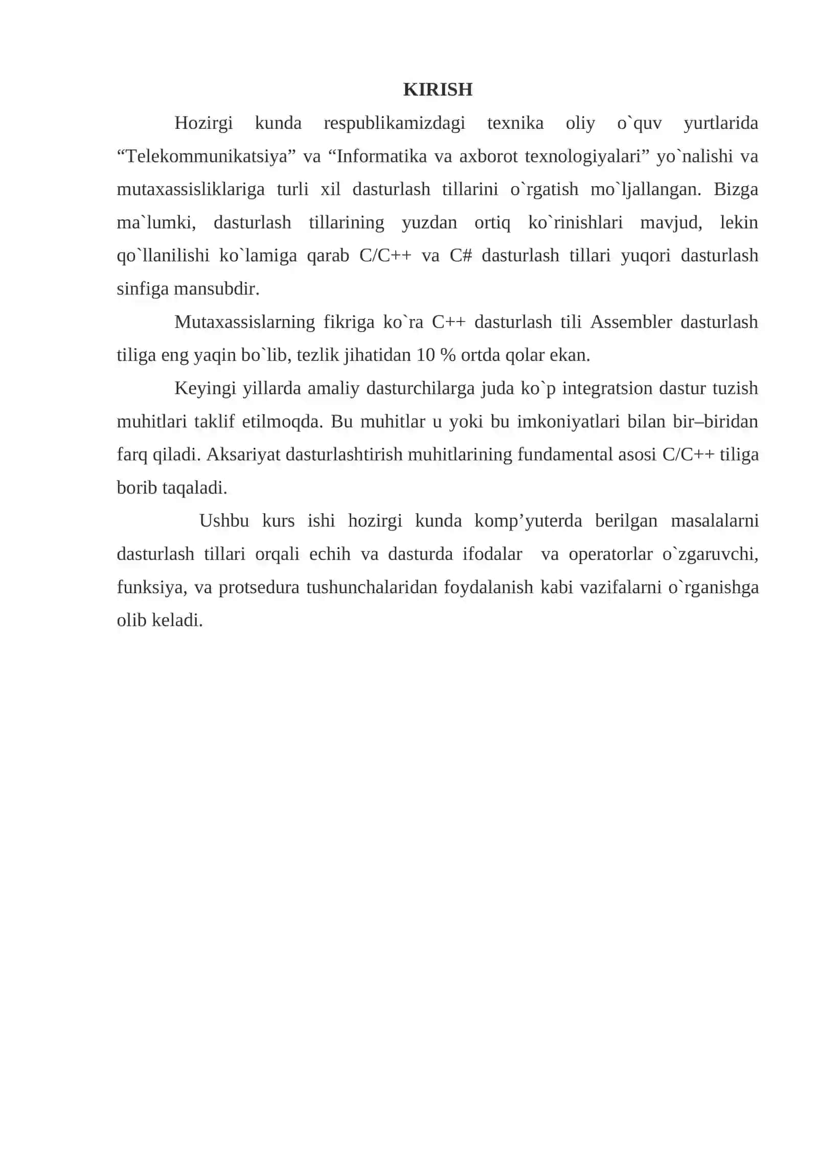 C++ dasturlash tilida matematik masalalarni yechish 2