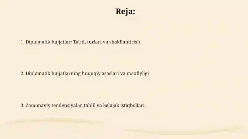 Diplomatik hujjatlar 2