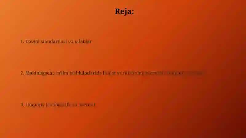 Maktabgacha talim tashkilotlarida ish hujjatlarning meyoriy huquqiy asoslari 2