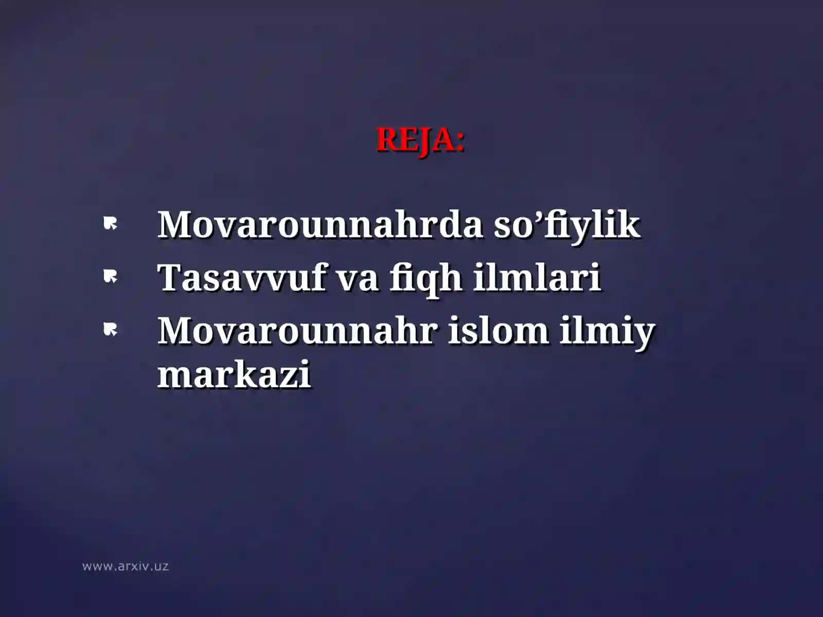 Islom qadriyatlari va ma’rifatining hozirgi davrdagi ahamiyati 2