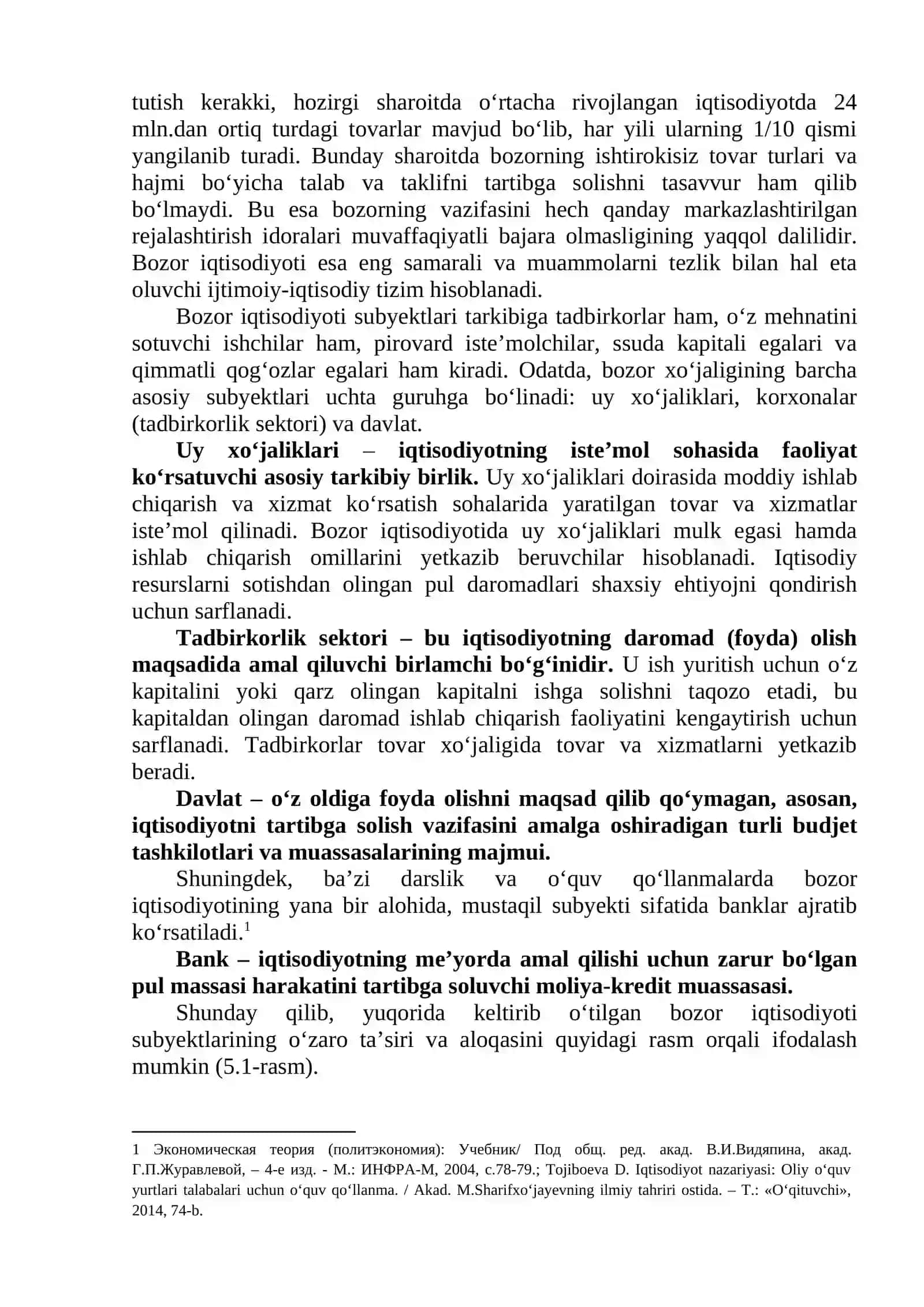 BOZOR IQTISODIYOTINING MAZMUNI VA AMAL QILISHI 2