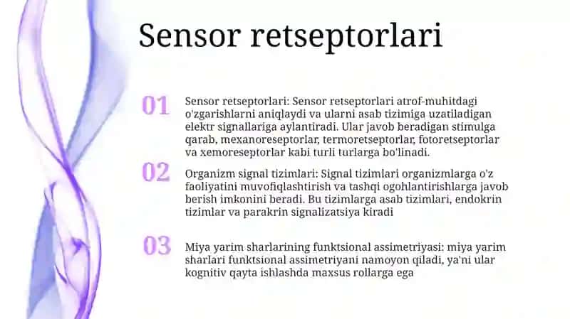 Organizmgi Signal Tizimlari. Bosh Miya Katta Yarim Sharlarining Funksional Assimetriyasi 2