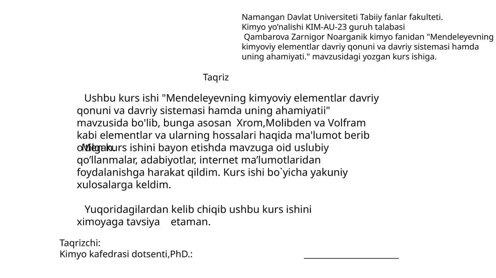 Mendeleyevning kimyoviy elementlari davriy qonuni va davriy sistemasi hamda uning ahamiyati 2
