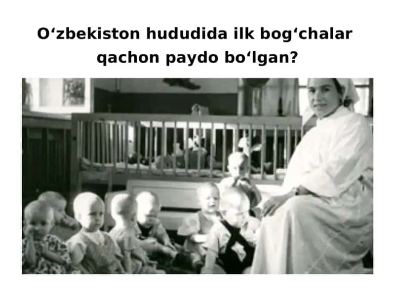 Oʻzbekiston Respublikasi bogʻchalari tarixi 2
