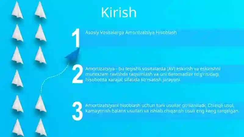 Asosiy Vositalarga Amortizatsiya Hisoblash 2