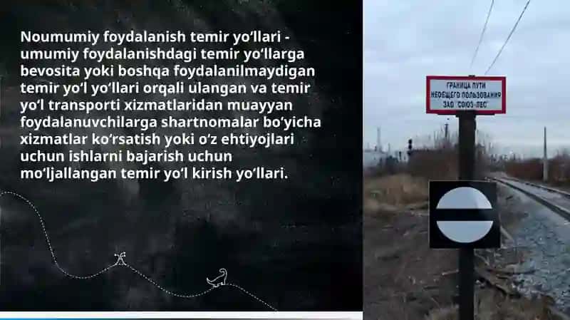 Temiryo‘l shobchasi oilib kirish va berish shartnomalari 2