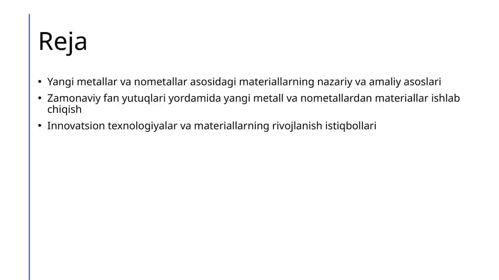 Yangi metallar va nometallar asoslari 2