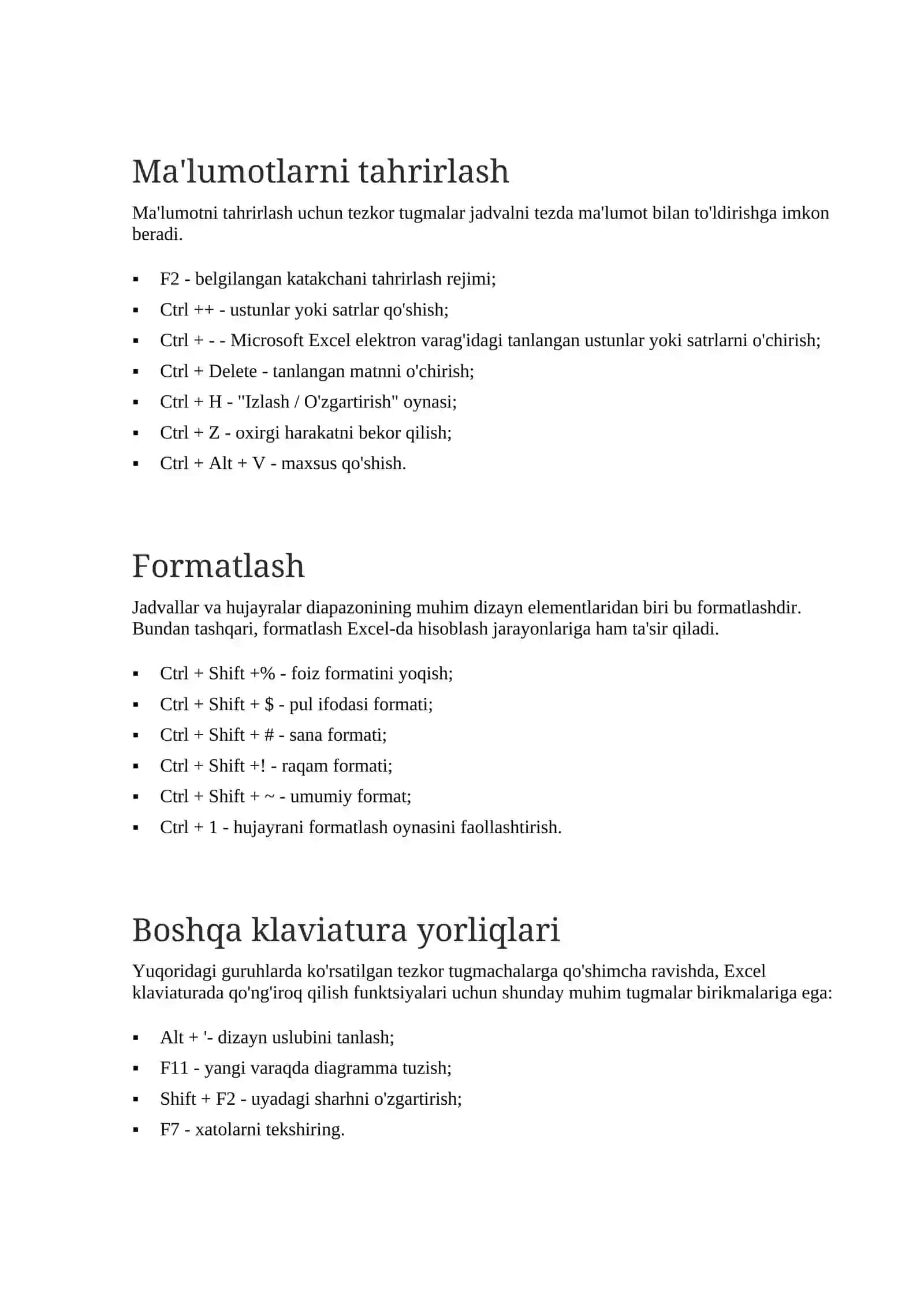 Umumiy sozlamalar 2