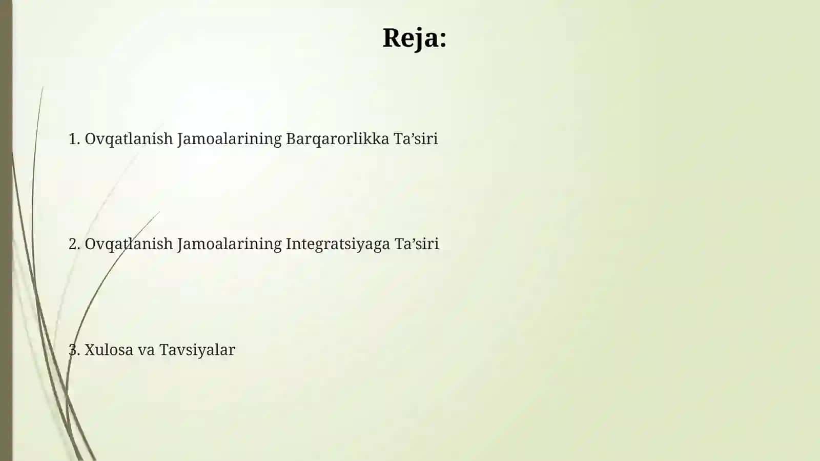 Dinning jamiyat integratsiyasiga va barqarorligiga ta'siri 2