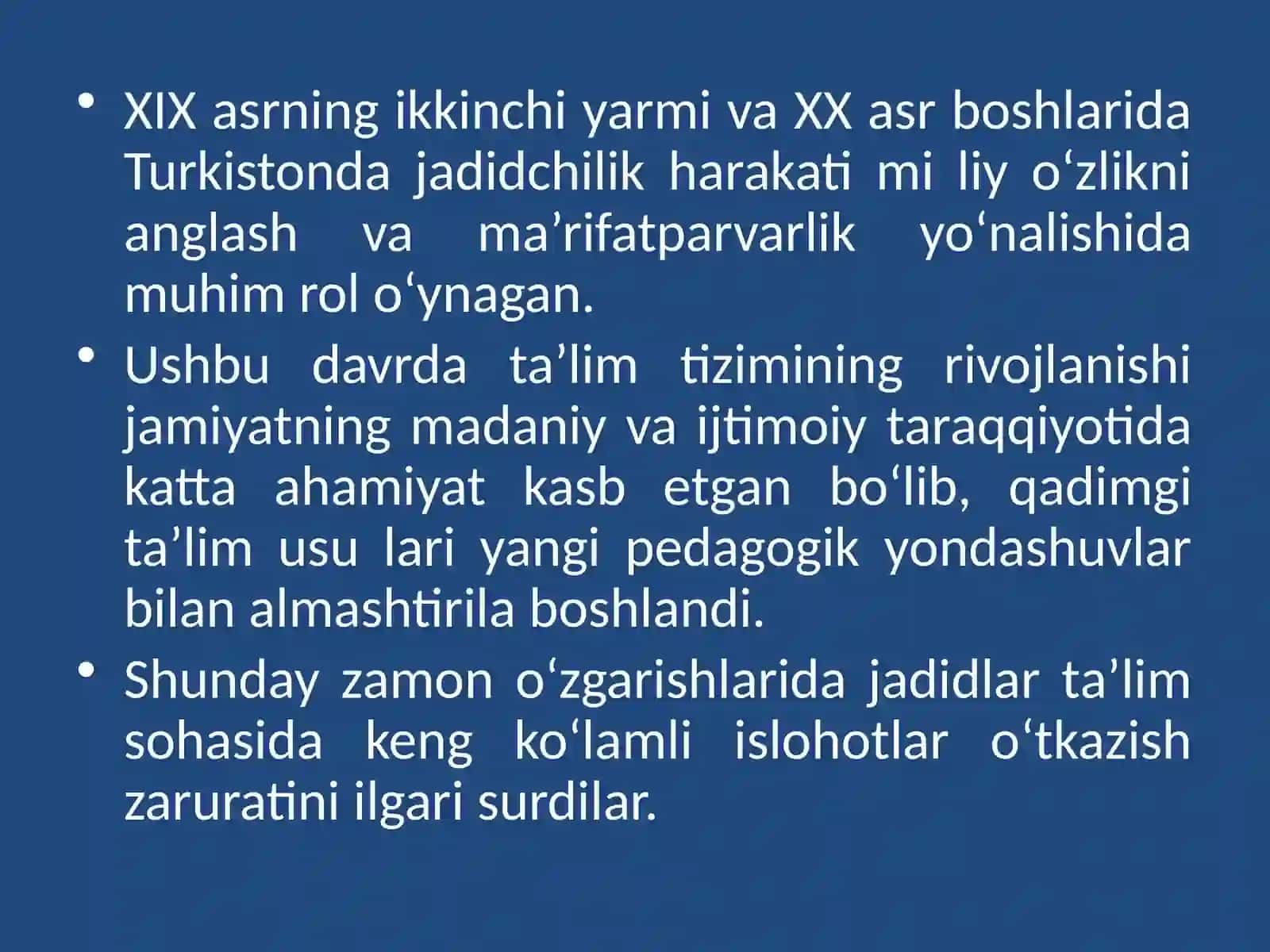Turkiston dastarix o‘qitish usullari pedagogik faninishali 2