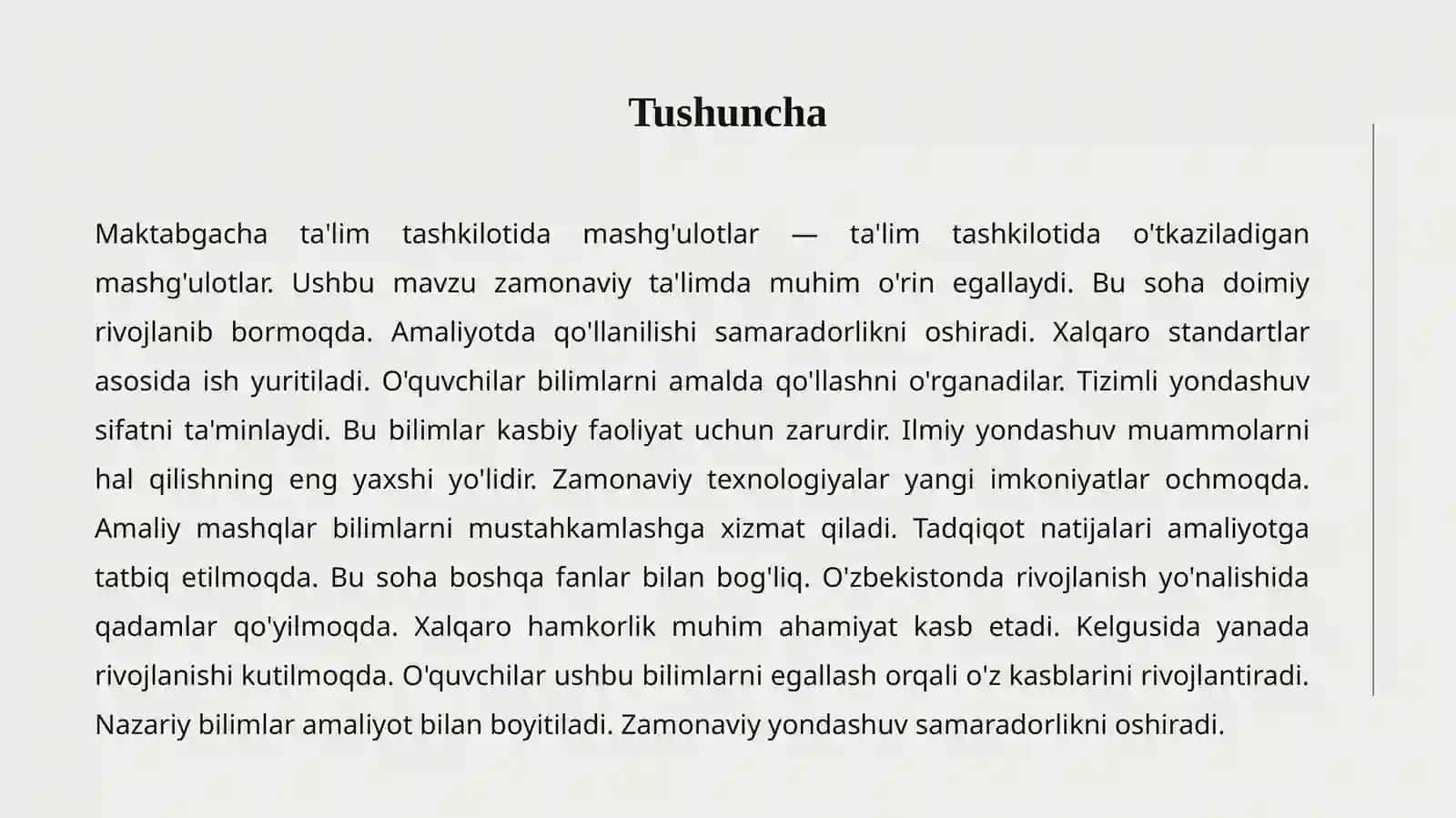 Mashg'ulotlar 2