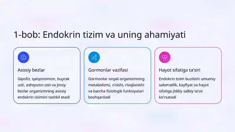Endokrin bezlarni ko'rikdan o'tkazish usullari 2