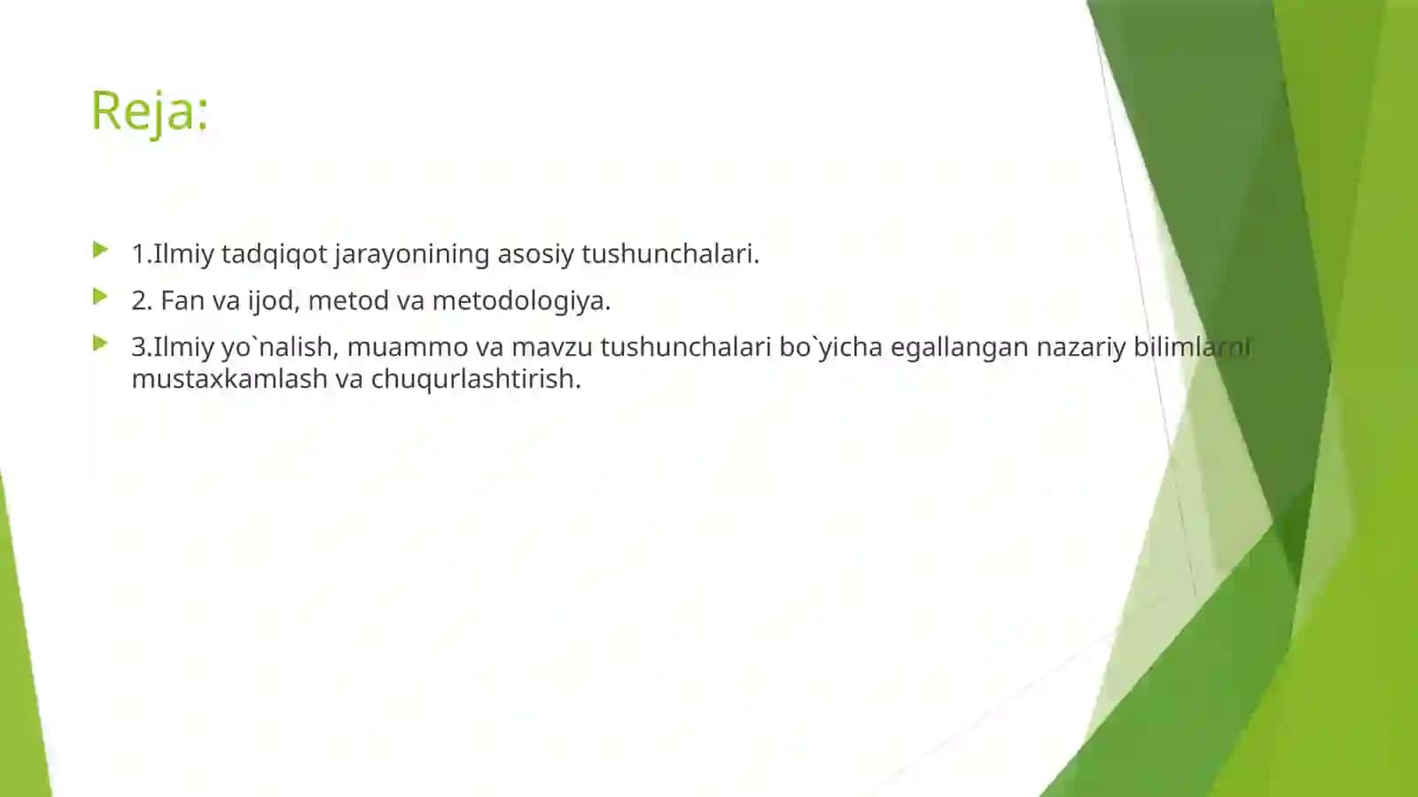 Ilmiy tadqiqot metodlari va usullari 2