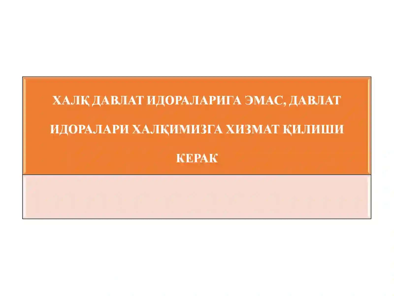 “Фаол тадбиркорлик, инновацион ғоялар ва технологияларни қўллаб-қувватлаш йили” 2