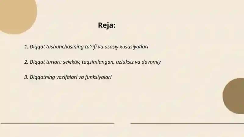 Diqqat tushunchasi va psixologik asosi 2