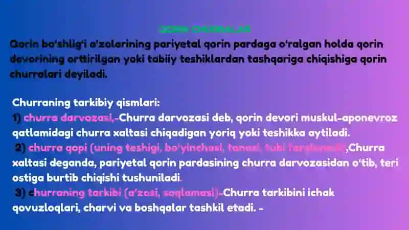 Qorin Churralari 2