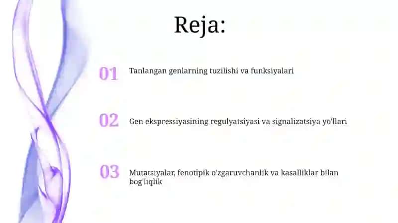 Tanlov genlarining tuzilishi va funksiyalari 2
