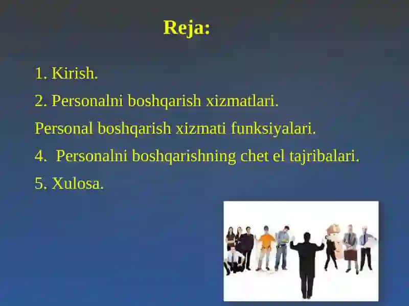 PERSONALNI BOSHQARISHNING  YAQIN SHARQ MAMLAKATLARI   TAJRIBASI 2