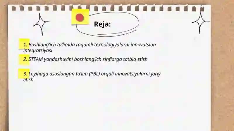 Boshlang’ich ta’limda innovatsiya va integratsiya 2