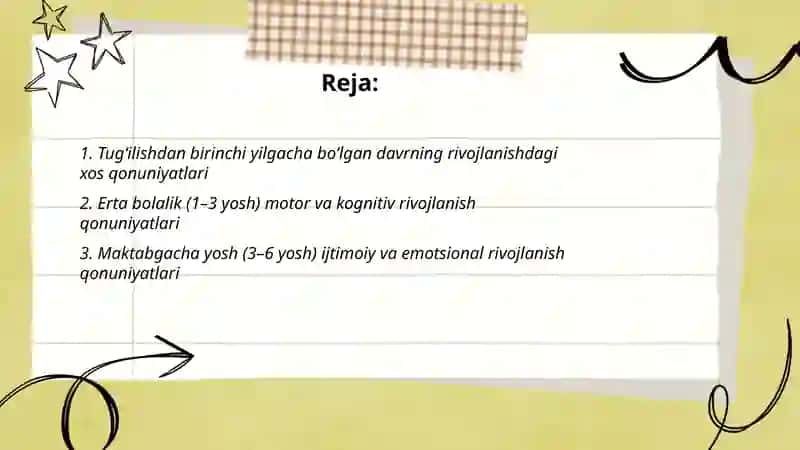 Turli yoshdagi bolalarning rivojlanishdagi xos qonuniyatlari 2
