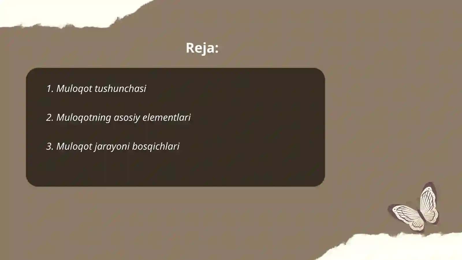 Muloqot haqida tushuncha. Pedagogik muloqot haqida tushuncha 2
