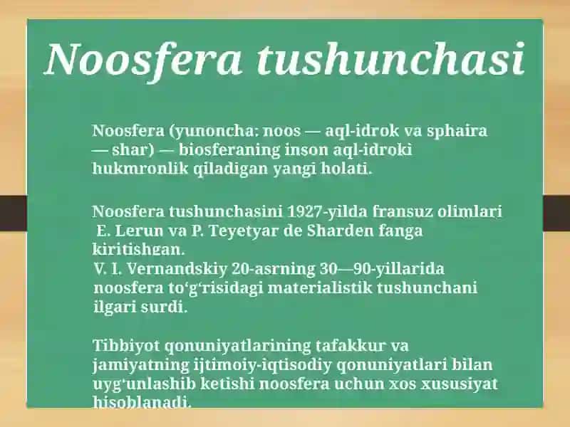 Noosfera tushunchasi va atrof-muhit muhofazasi 2