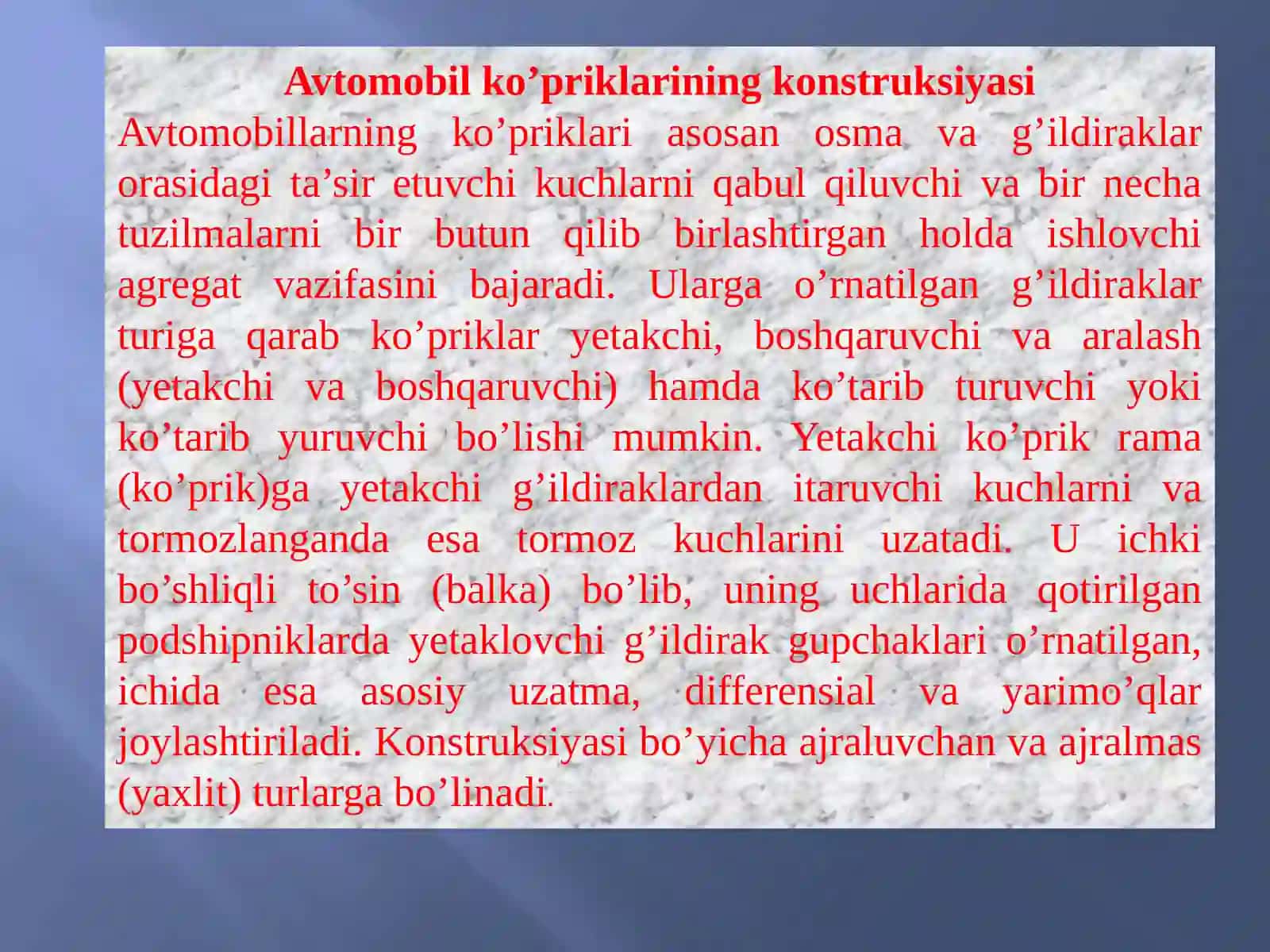 Orqako’prikgatexnikxizmatko’rsatish 2