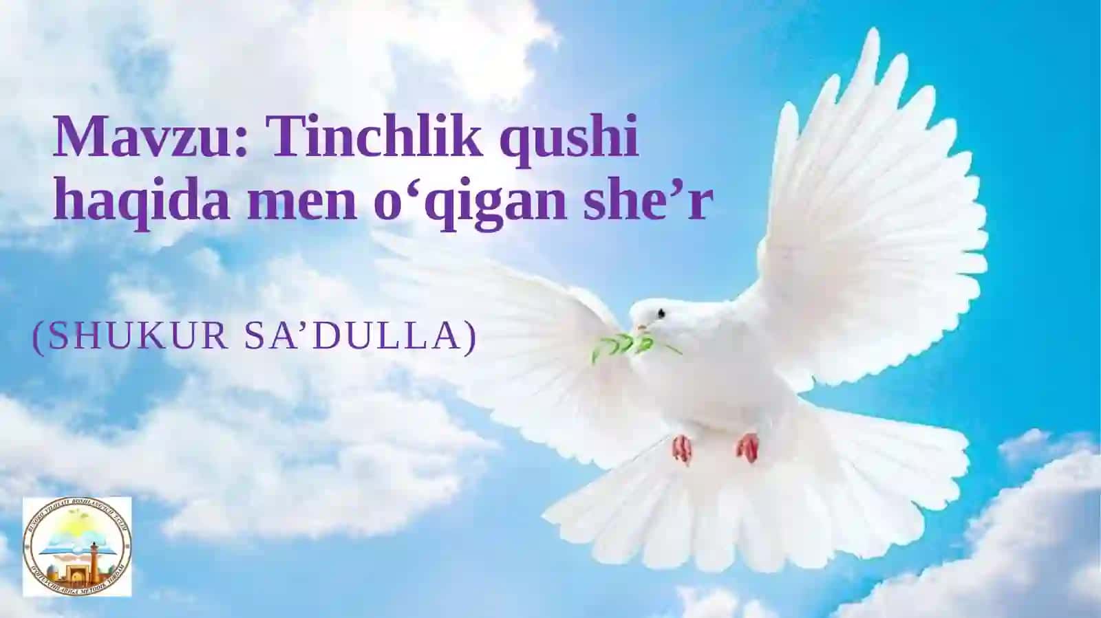 Shukur Sa'dulla she'rlari 2