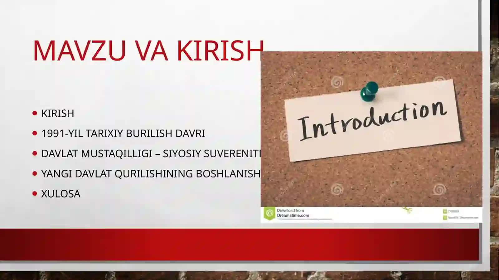 Mustaqil O'zbekiston Respublikasining Tashkil Topishi va Uning ahamiyati 2