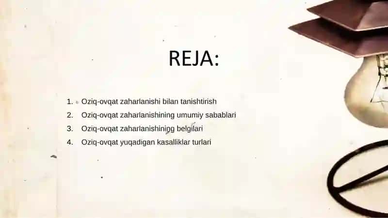 Ovqatdan zaharlanishlar va ularning profilaktikasi 2