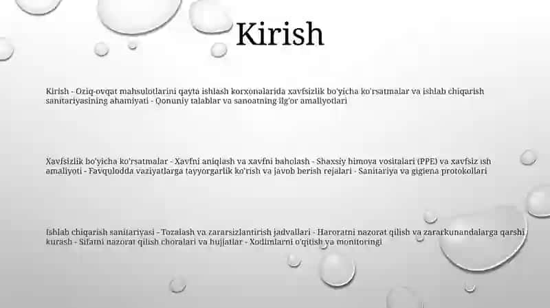 Xavfsizlik Texnikasi Va Ishlab Chiqarish Sanitariyasi Bõyicha Kõrsatmalar Tuzish 2