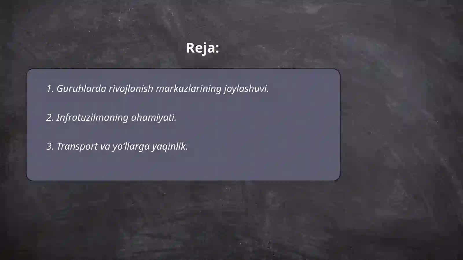 Guruhlarda rivojlanish markazlarining joylashuvi 2