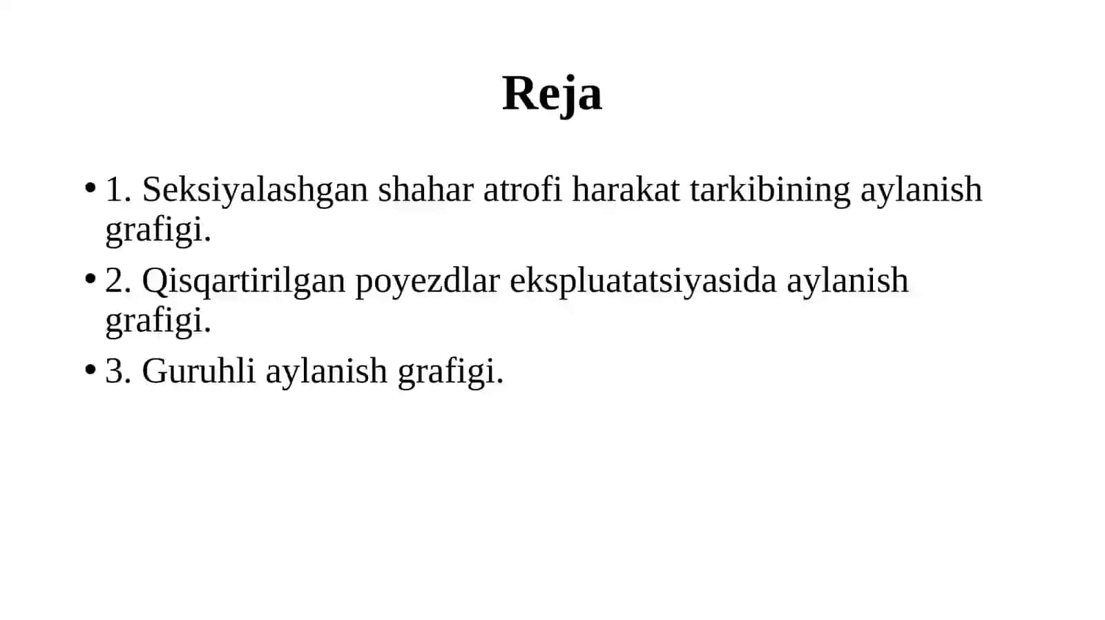 SEXSIYALASHGAN SHAHAR ATROFI HARAKAT TARKIBINING AYLANISH GRAFIGI 2