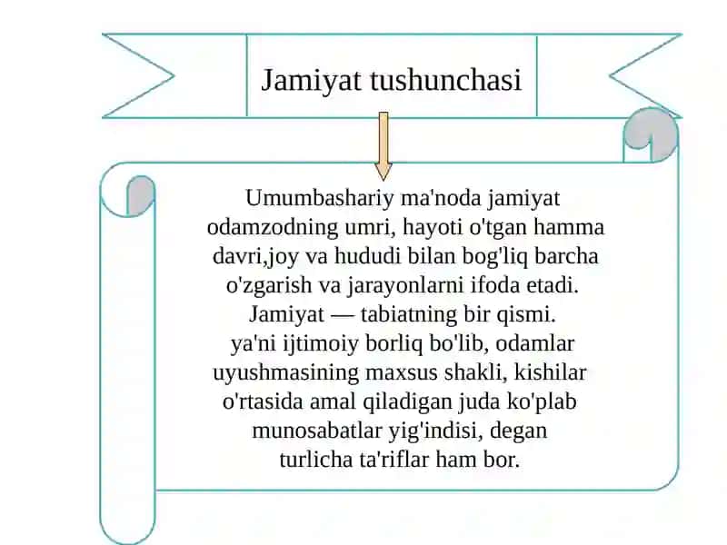 Jamiyat Falsafasi 2