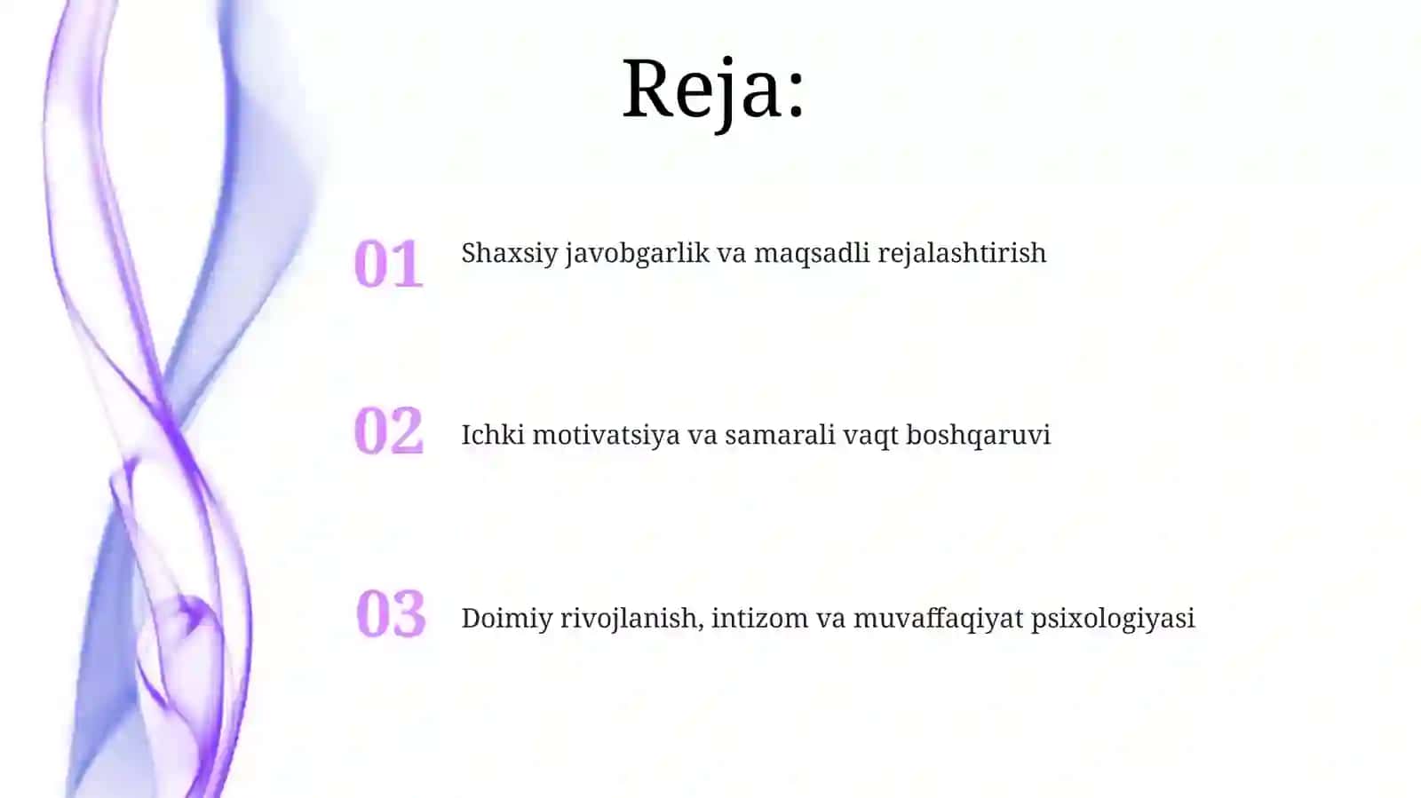 Shaxsiy javobgarlik va muvaffaqiyat psixologiyasi 2