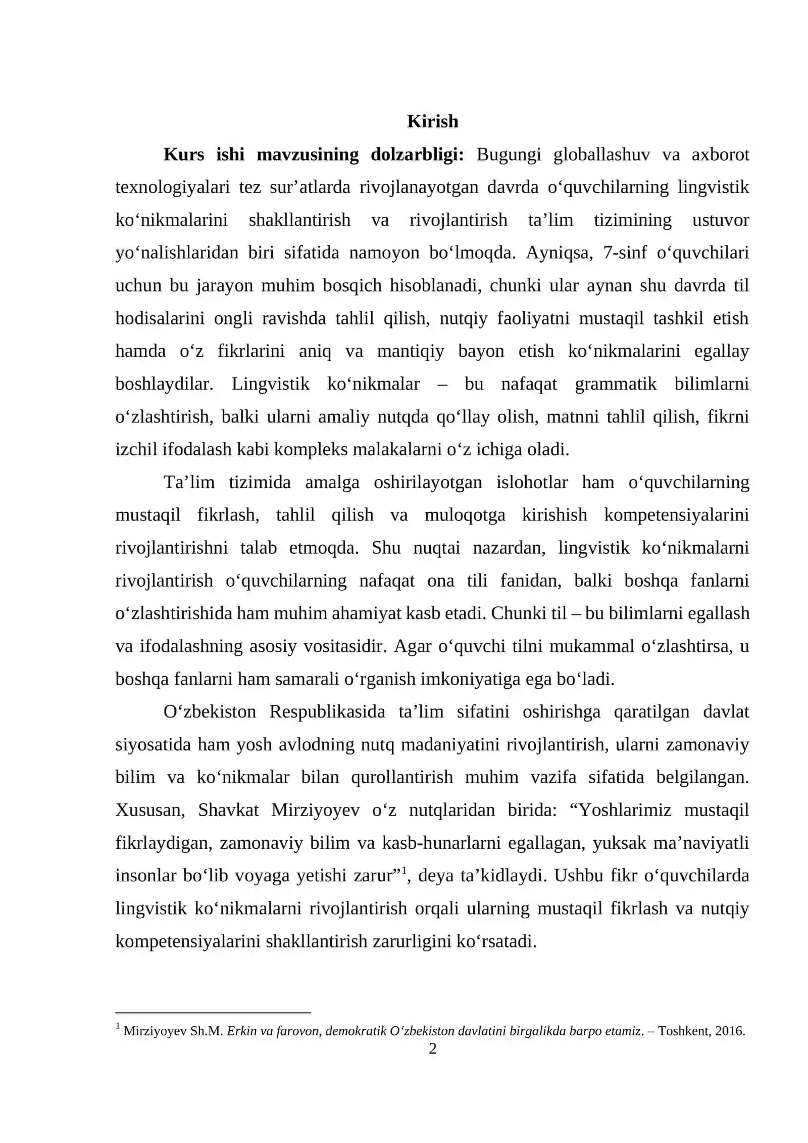 LINGVISTIK KOMPETENTLILIKNI SHAKL-LANTIRISHNING NAZARIY ASOSLARI VA METODLARI 2