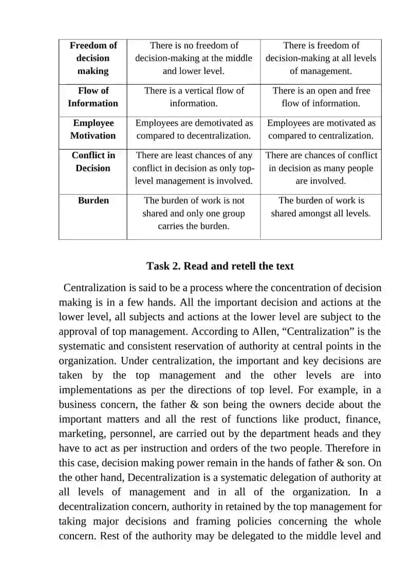 Centralization and Decentralization 2