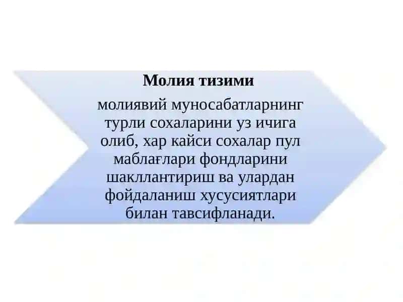 Молиявий сиёсат 2