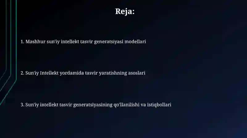 Sun'iy Intellektning Tasvirlarni Hosil Qilishda Qo'llanilishi 2