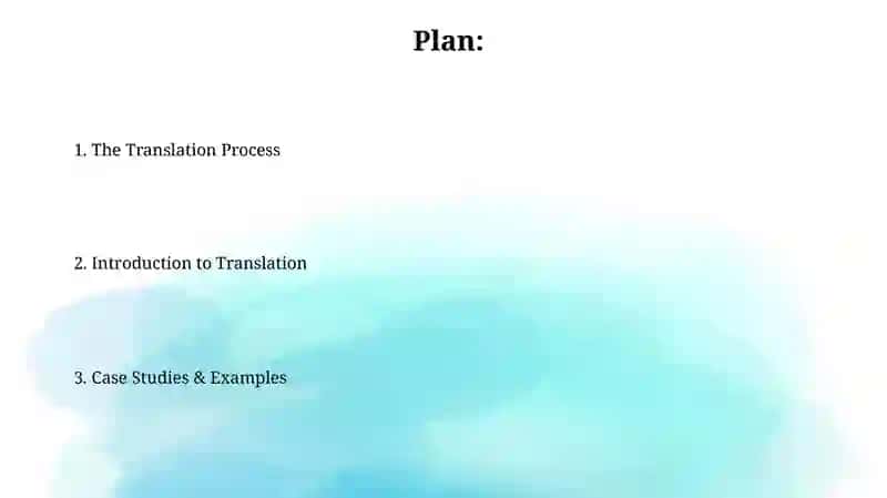Introduction to Translation 2