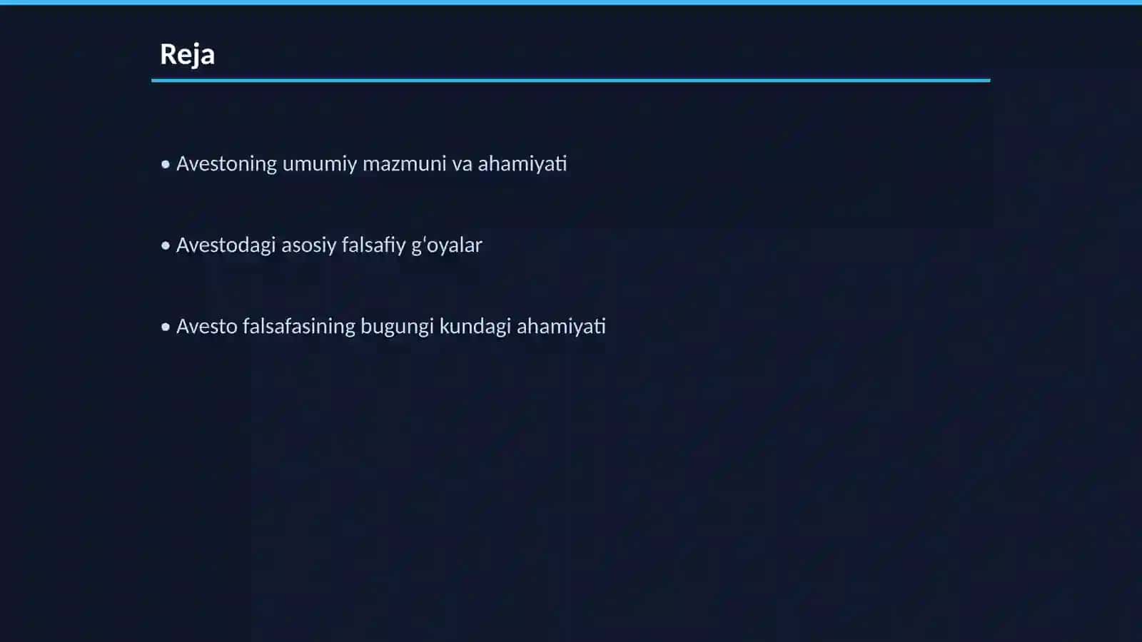 Qadimgi manba Avestodagi falsafiy qarashlarning mohiyati 2