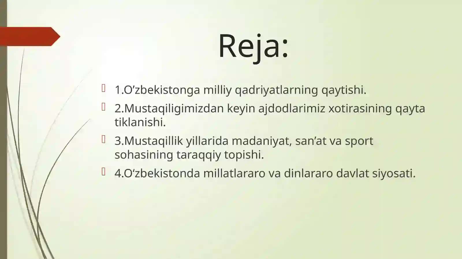 MUSTAQILLIK YILLARIDA O‘ZBEKISTONDAGI MA’NAVIY VA MADANIY TARAQQIYOT 2
